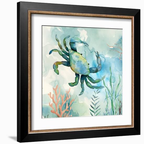 Coral Bay Crab-null-Framed Art Print