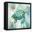 Coral Bay Sea Turtle I-null-Framed Stretched Canvas