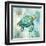 Coral Bay Sea Turtle I-null-Framed Art Print