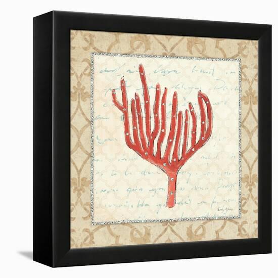 Coral Beauty Light IV-Emily Adams-Framed Stretched Canvas