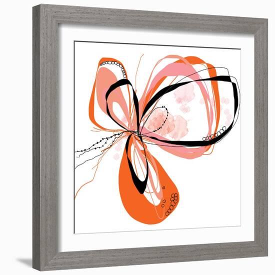 Coral Bloom-Jan Weiss-Framed Art Print