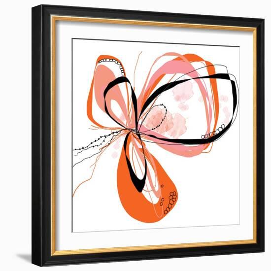 Coral Bloom-Jan Weiss-Framed Art Print