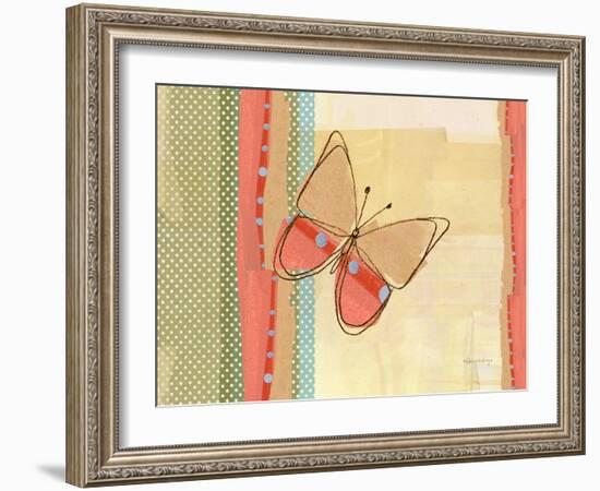 Coral Butterfly-Robbin Rawlings-Framed Art Print