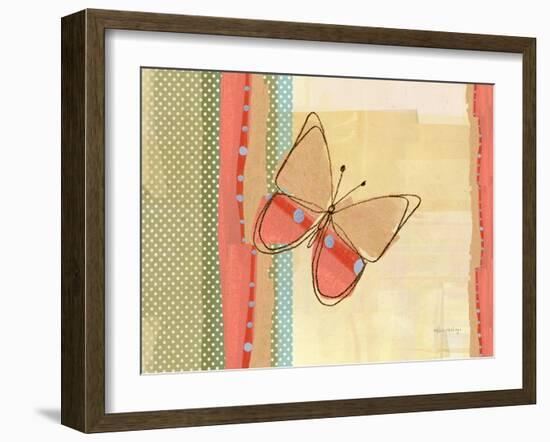 Coral Butterfly-Robbin Rawlings-Framed Art Print