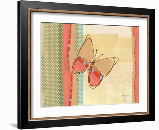 Coral Butterfly-Robbin Rawlings-Framed Art Print