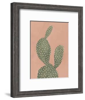 Coral Cacti I-null-Framed Art Print