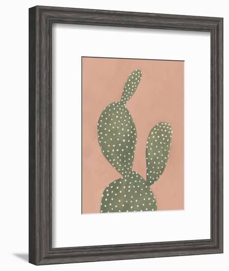 Coral Cacti I-null-Framed Art Print