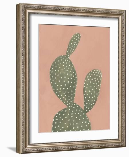 Coral Cacti I-null-Framed Art Print