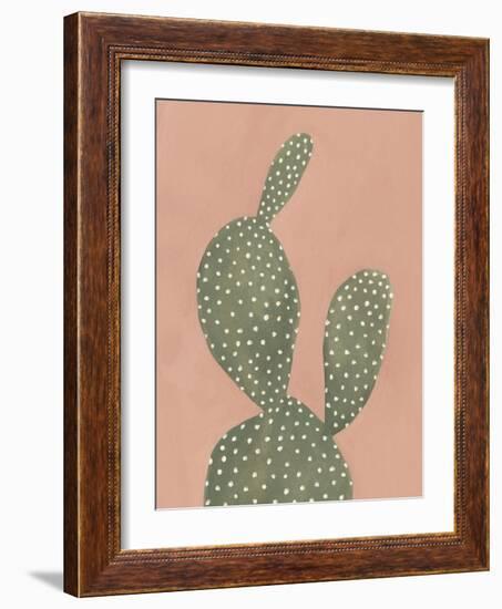 Coral Cacti I-null-Framed Art Print