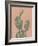 Coral Cacti I-null-Framed Art Print