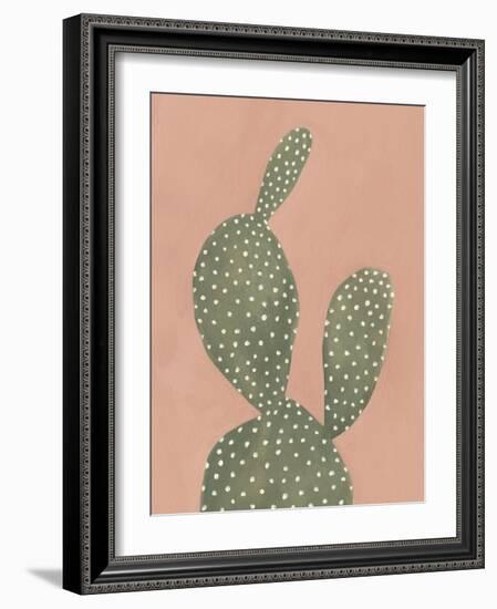 Coral Cacti I-null-Framed Art Print