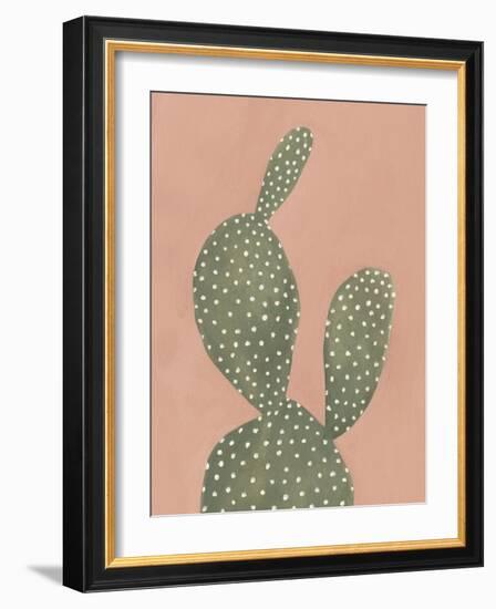 Coral Cacti I-null-Framed Art Print