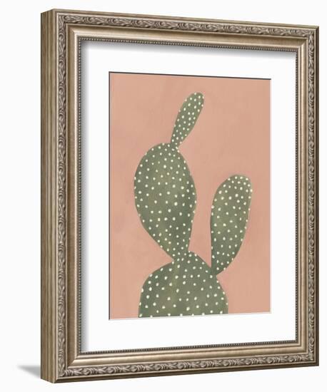 Coral Cacti I-null-Framed Premium Giclee Print