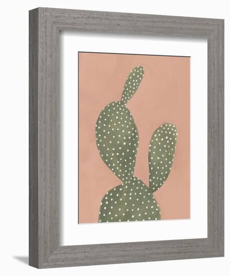 Coral Cacti I-null-Framed Premium Giclee Print