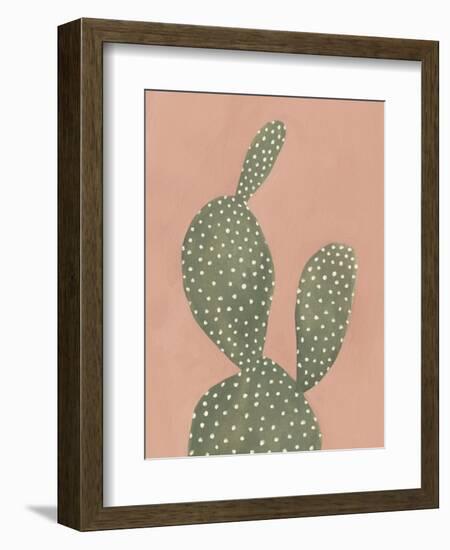 Coral Cacti I-null-Framed Premium Giclee Print