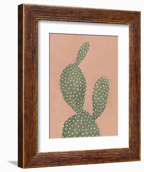 Coral Cacti I-null-Framed Premium Giclee Print