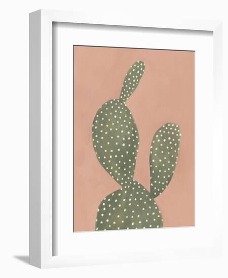 Coral Cacti I-null-Framed Premium Giclee Print