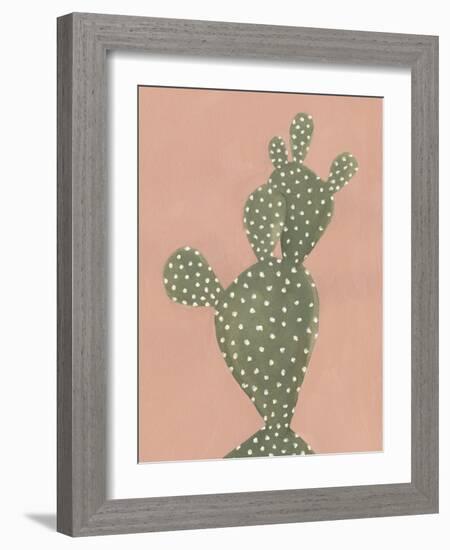 Coral Cacti II-null-Framed Art Print