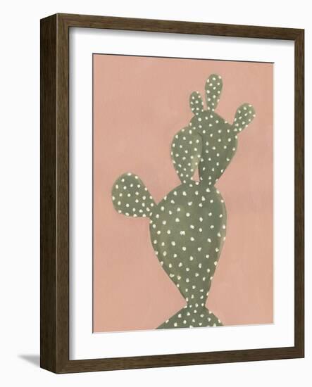 Coral Cacti II-null-Framed Art Print