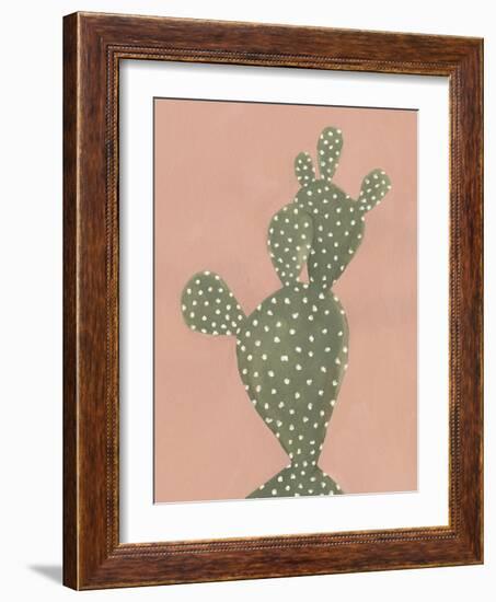 Coral Cacti II-null-Framed Art Print