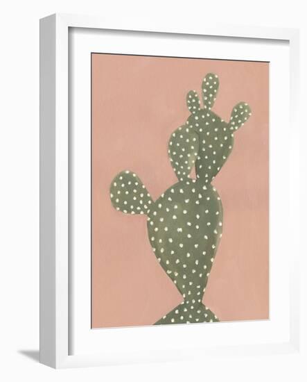 Coral Cacti II-null-Framed Art Print