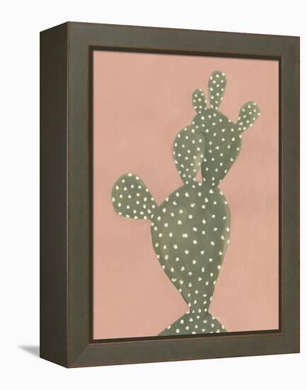 Coral Cacti II-null-Framed Stretched Canvas