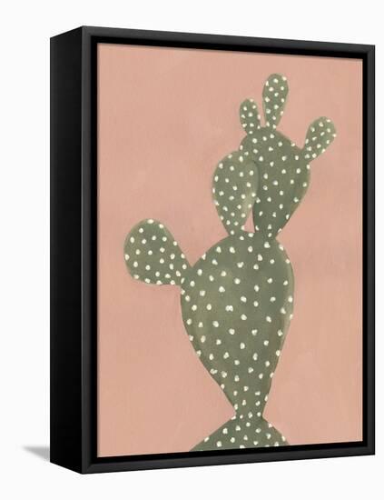 Coral Cacti II-null-Framed Stretched Canvas