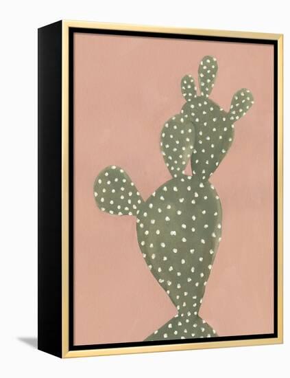 Coral Cacti II-null-Framed Stretched Canvas