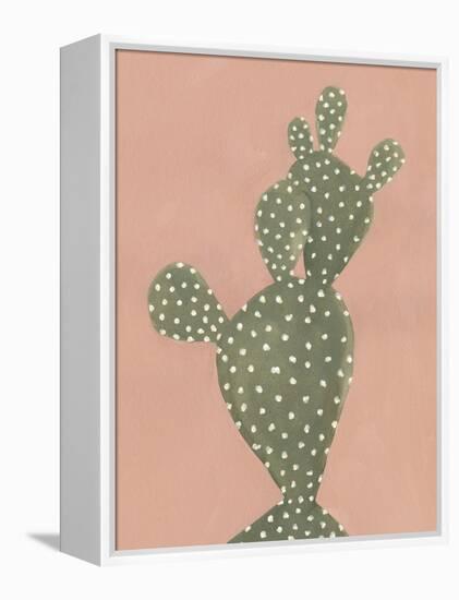 Coral Cacti II-null-Framed Stretched Canvas