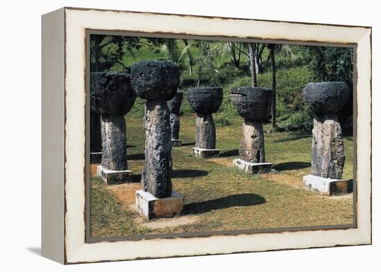 Coral Columns, Guam, Micronesia-null-Framed Premier Image Canvas