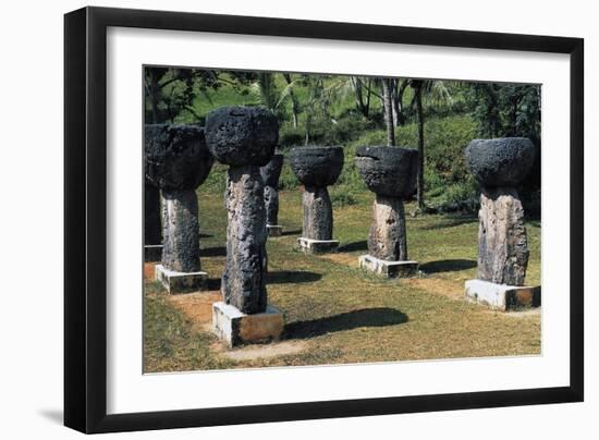 Coral Columns, Guam, Micronesia-null-Framed Giclee Print