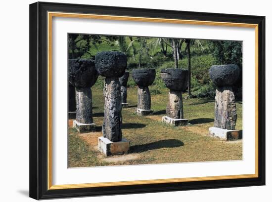 Coral Columns, Guam, Micronesia-null-Framed Giclee Print