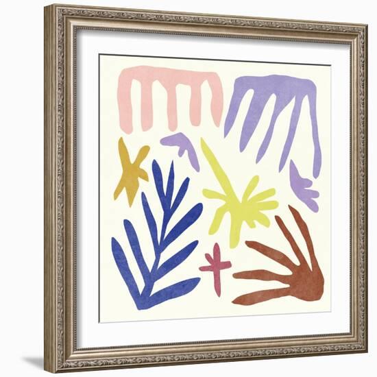 Coral Construction II-Melissa Wang-Framed Premium Giclee Print