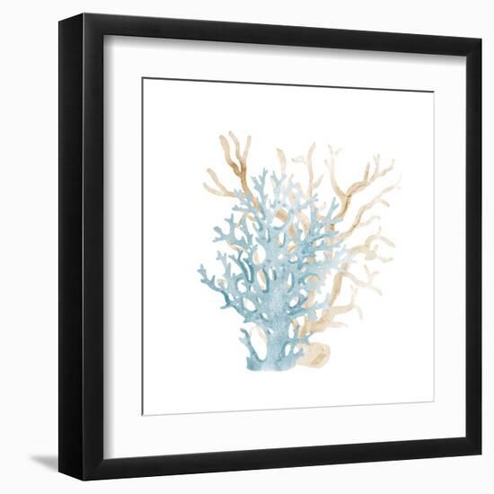 Coral Cove Blue 3-Kimberly Allen-Framed Art Print