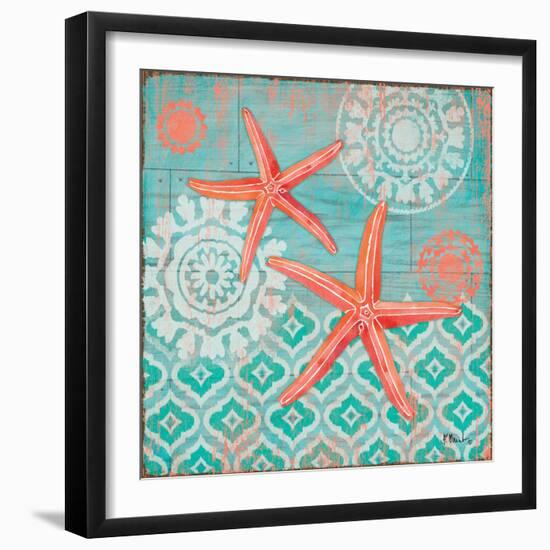 Coral Cove Shells II-Paul Brent-Framed Art Print