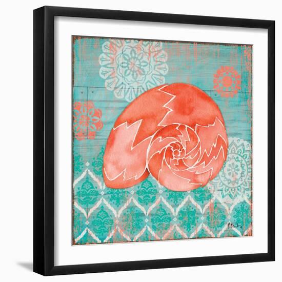 Coral Cove Shells III-Paul Brent-Framed Art Print