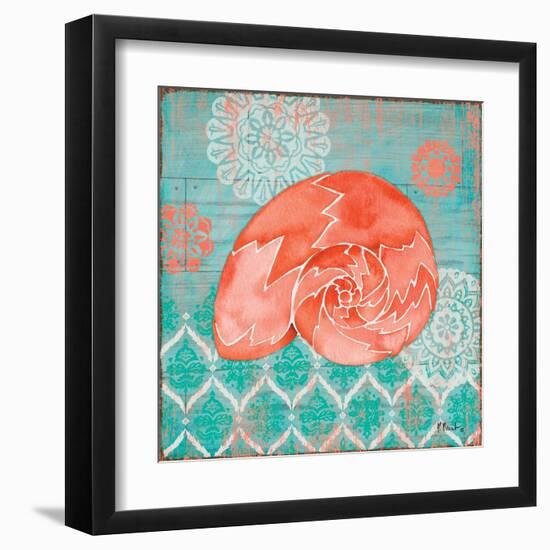 Coral Cove Shells III-Paul Brent-Framed Art Print