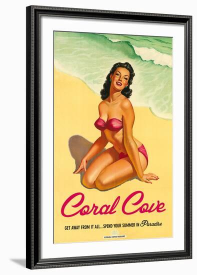 Coral Cove-The Vintage Collection-Framed Giclee Print