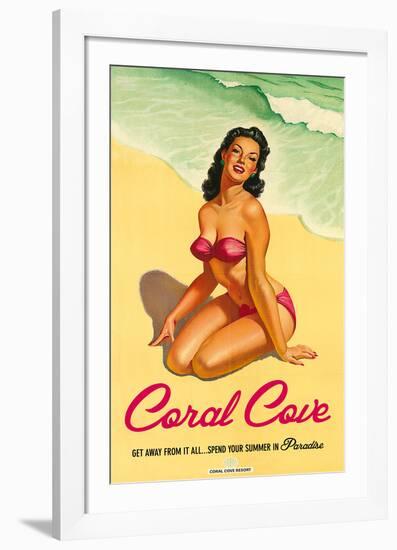 Coral Cove-The Vintage Collection-Framed Giclee Print