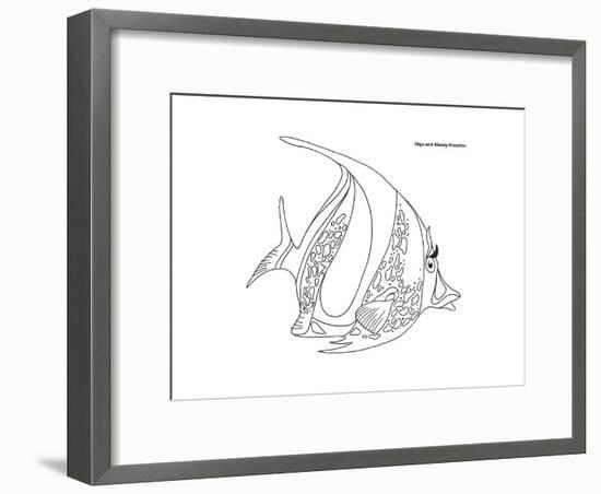 Coral Fish 11-Olga And Alexey Drozdov-Framed Giclee Print