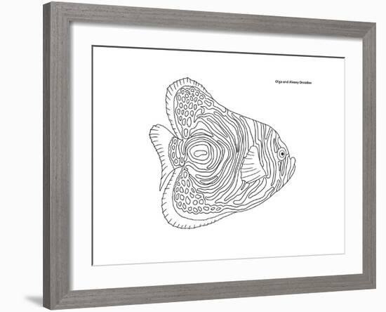 Coral Fish 13-Olga And Alexey Drozdov-Framed Giclee Print