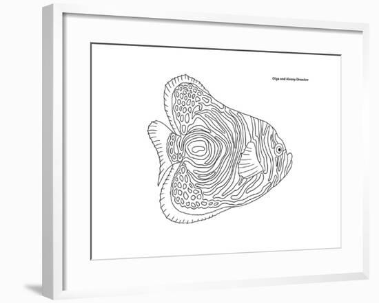 Coral Fish 13-Olga And Alexey Drozdov-Framed Giclee Print