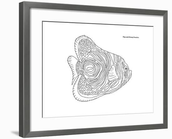 Coral Fish 13-Olga And Alexey Drozdov-Framed Giclee Print