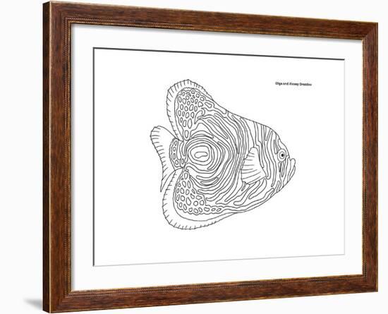 Coral Fish 13-Olga And Alexey Drozdov-Framed Giclee Print