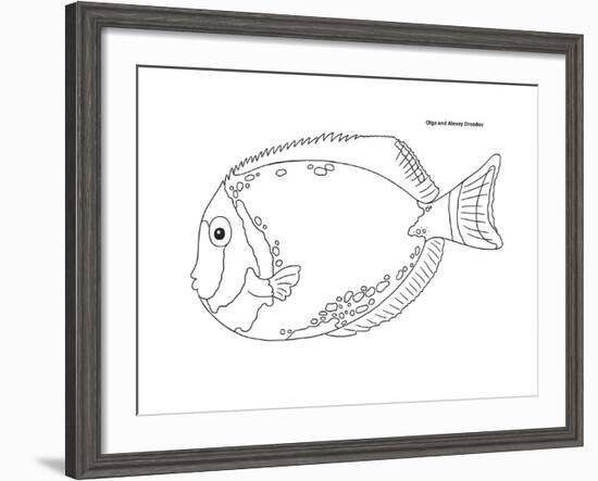 Coral Fish 5-Olga And Alexey Drozdov-Framed Giclee Print