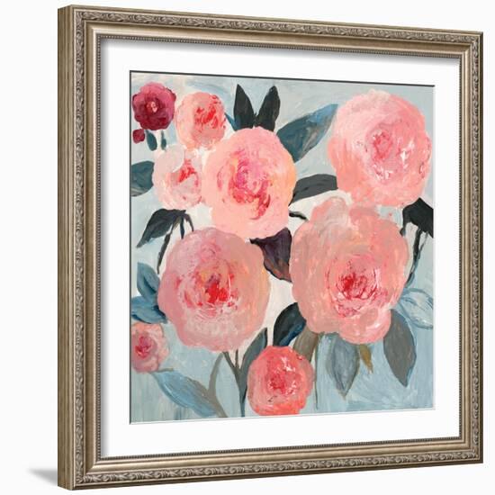 Coral Floral-PI Studio-Framed Art Print