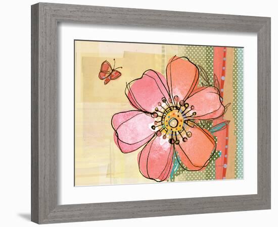 Coral Flower-Robbin Rawlings-Framed Art Print