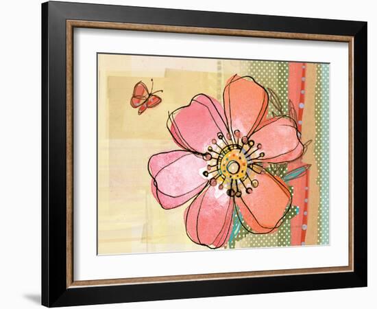 Coral Flower-Robbin Rawlings-Framed Art Print