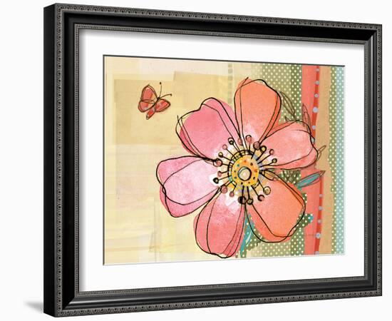 Coral Flower-Robbin Rawlings-Framed Art Print