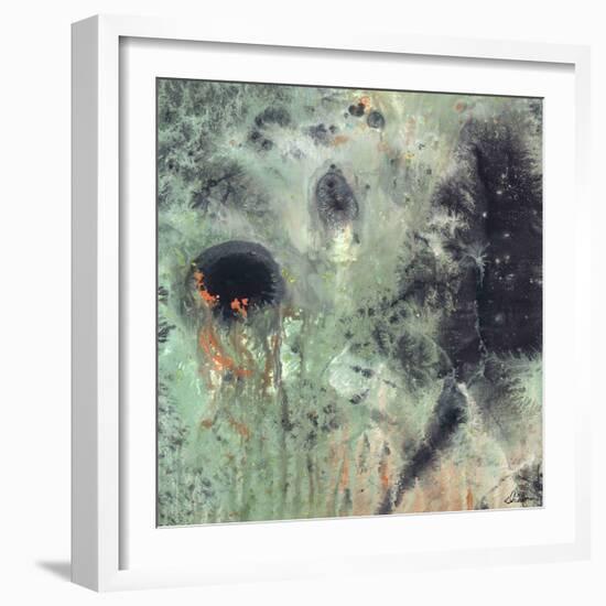 Coral & Jelly Fish II-Dlynn Roll-Framed Art Print